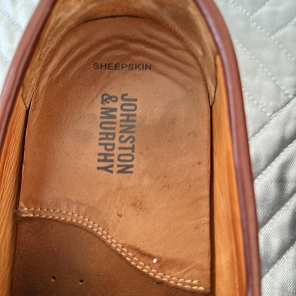 Men’s Johnston & Murphy Brown Leather Loafers - Picture 8 of 10